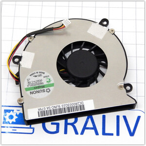 Вентилятор (кулер) для ноутбука Acer Aspire 5220, 5310, 5315, 5320, 5520, 5710, 5715, 5720, 7220, 7230, 7520, 7720 DC280003L00