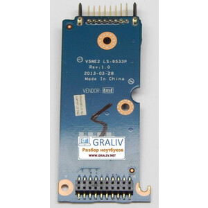 Доп. плата, переходник подключения аккумулятора ноутбука Acer Aspire E1-510, E1-532, E1-570, Packard Bell EN TE69 LS-9533P