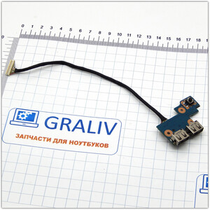 Плата USB с кнопкой включения ноутбука Samsung NP300 NP305 SERIES, BA92-09366A BA92-08350A