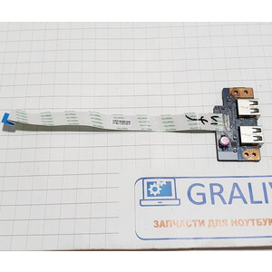 Плата расширения USB разъемов ноутбука Acer Aspire E1-510, E1-532, E1-570, E1-572, Packard Bell TE69, LS-9532P