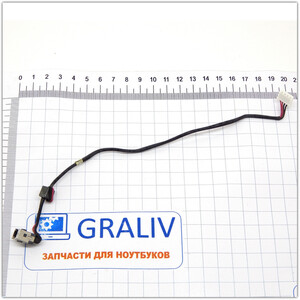 Разъем питания на шлейфе для ноутбука Lenovo G565, G560 DC301009600