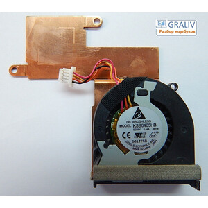 Система охлаждения, вентилятор для ноутбука Asus Eee PC 1008P KSB0405HB