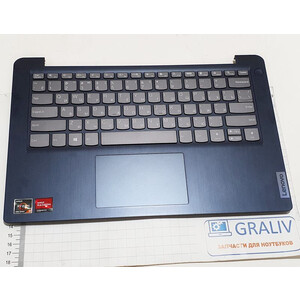 Верхняя часть корпуса, палмрест ноутбука Lenovo IdeaPad 3-14ALC6, AP21M000540SLH2