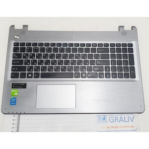 Верхняя часть корпуса, палмрест ноутбука Dexp 73 PGT-1593, 13N0-1BP0D01