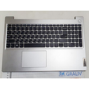 Верхняя часть корпуса, палмрест ноутбука Lenovo IdeaPad 3 15IGL, AP1JV000630SLH2